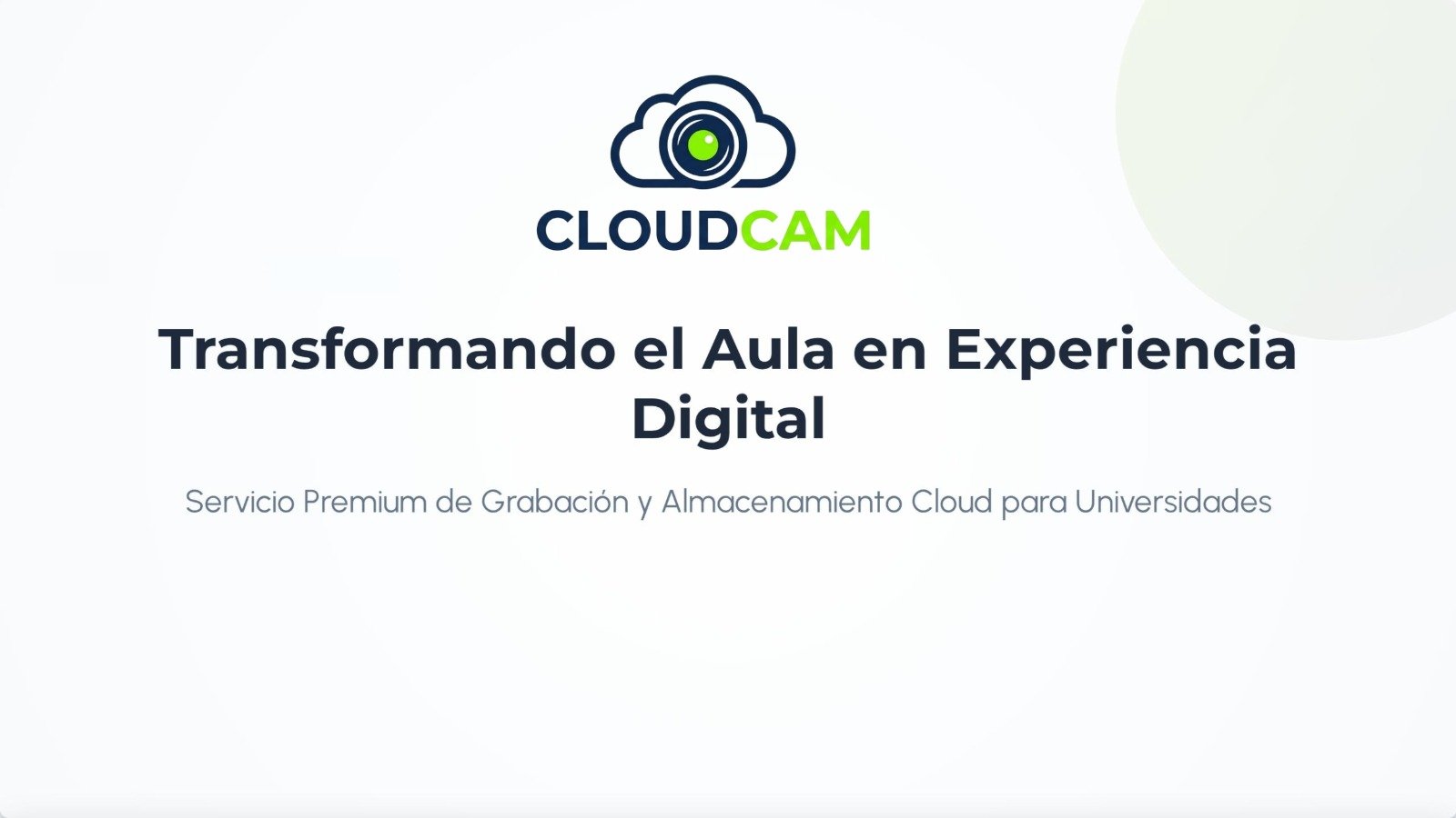 Propuesta CloudCam 1